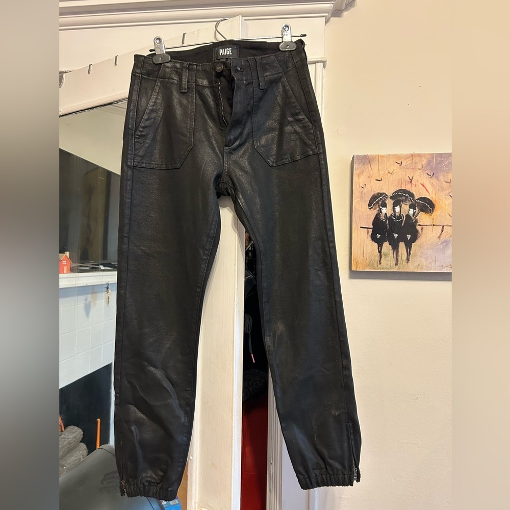 PAIGE Midnight Black Pants